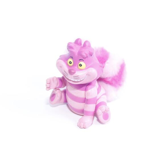 Alice in Wonderland, Cheshire Cat, PVC Figure with Soft Tail, Disney, 3 inches T - Picture 1 of 3